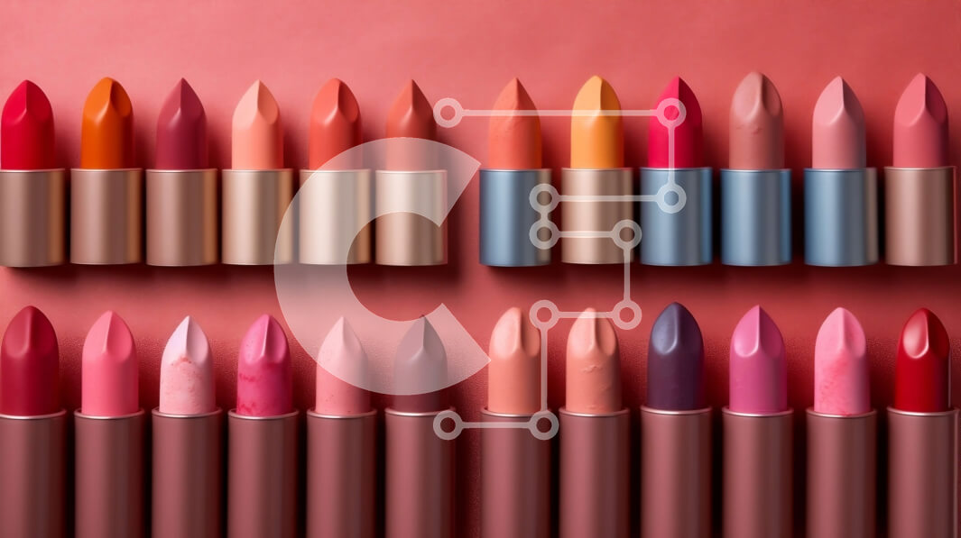 Intra Συλλεκτικό Ξύλινο Παζλ Plywood  4mm - Ζωντανά κραγιόν σε διαφορετικά χρώματα σε ροζ φόντο Σε Ξύλινο Κουτί - Διαστάσεις Puzzle: 10x10 cm – 25 κομμάτια