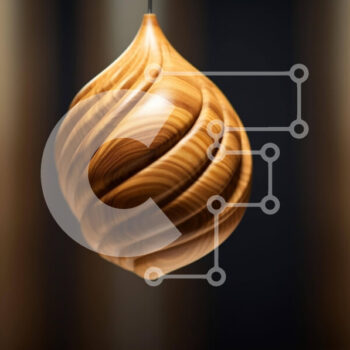 Intra Συλλεκτικό Ξύλινο Παζλ Plywood  4mm - Ξύλινο μενταγιόν που κρέμεται από την οροφή Σε Ξύλινο Κουτί - Διαστάσεις Puzzle: 10x10 cm – 25 κομμάτια - Image 1