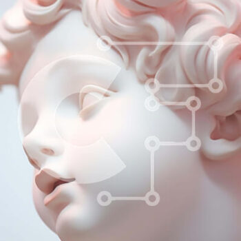 Intra Συλλεκτικό Ξύλινο Παζλ Plywood  4mm - Γλυπτό του προσώπου ενός παιδιού Σε Ξύλινο Κουτί - Διαστάσεις Puzzle: 10x10 cm – 25 κομμάτια - Image 1