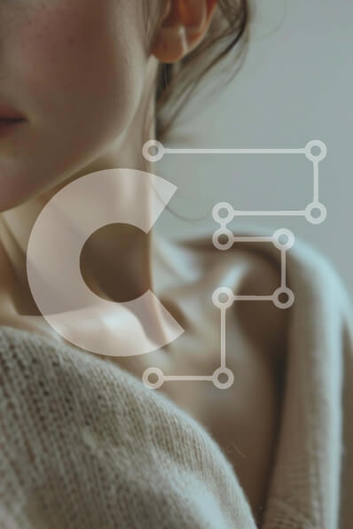 Intra Συλλεκτικό Ξύλινο Παζλ Plywood  4mm - Νεαρή γυναίκα με μακριά καστανά μαλλιά Σε Ξύλινο Κουτί - Διαστάσεις Puzzle: 10x10 cm – 25 κομμάτια