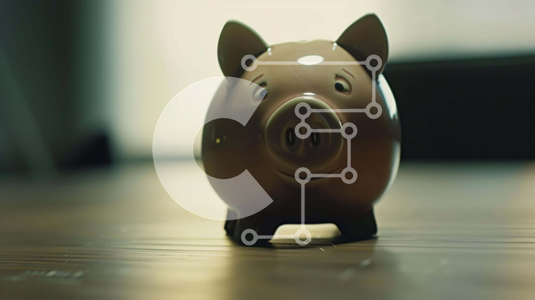 Intra Συλλεκτικό Ξύλινο Παζλ Plywood  4mm - Καλοδιατηρημένος καφές κουμπαράς σε ξύλινο τραπέζι Σε Ξύλινο Κουτί - Διαστάσεις: 10x10 cm – 25 κομμάτια