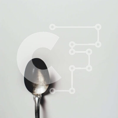 Intra Συλλεκτικό Ξύλινο Παζλ Plywood  4mm - Κομψό ασημένιο κουτάλι σε λευκό τραπέζι Σε Ξύλινο Κουτί - Διαστάσεις: 10x10 cm – 25 κομμάτια - Image 1