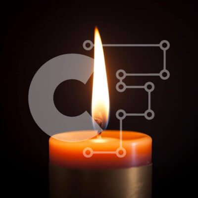 Intra Συλλεκτικό Ξύλινο Παζλ Plywood  4mm - Μονό αναμμένο κερί στο σκοτάδι Σε Ξύλινο Κουτί - Διαστάσεις Puzzle: 10x10 cm – 25 κομμάτια - Image 1