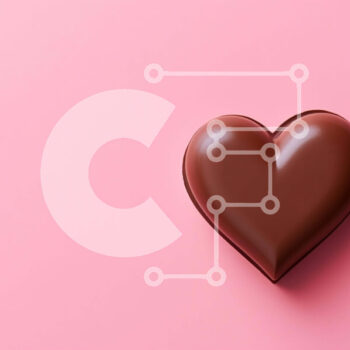 Intra Συλλεκτικό Ξύλινο Παζλ Plywood  4mm - Μπάρα σοκολάτας σε σχήμα καρδιάς σε ροζ φόντο Σε Ξύλινο Κουτί - Διαστάσεις Puzzle: 10x10 cm – 25 κομμάτια - Image 1