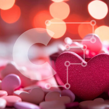 Intra Συλλεκτικό Ξύλινο Παζλ Plywood  4mm - Μπολ σε σχήμα καρδιάς με ροζ και λευκές καρδιές Σε Ξύλινο Κουτί - Διαστάσεις Puzzle: 10x10 cm – 25 κομμάτια - Image 1