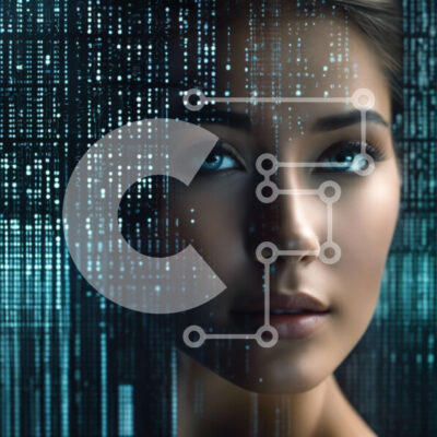 Intra Συλλεκτικό Ξύλινο Παζλ Plywood 4mm - Binary Code Woman - Αναπαράσταση AI Σε Ξύλινο Κουτί - Διαστάσεις Puzzle: 10x10 cm – 25 κομμάτια - Image 1