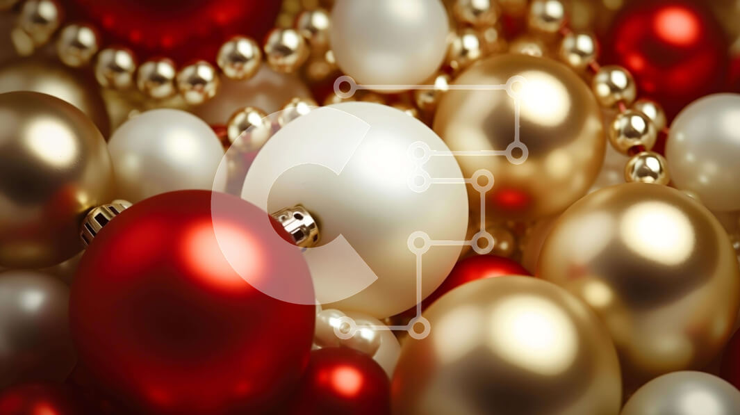 Intra Συλλεκτικό Ξύλινο Παζλ Plywood  4mm - Γιορτινά στολίδια μπάλας για τις γιορτές Σε Ξύλινο Κουτί - Διαστάσεις: 10x10 cm – 25 κομμάτια