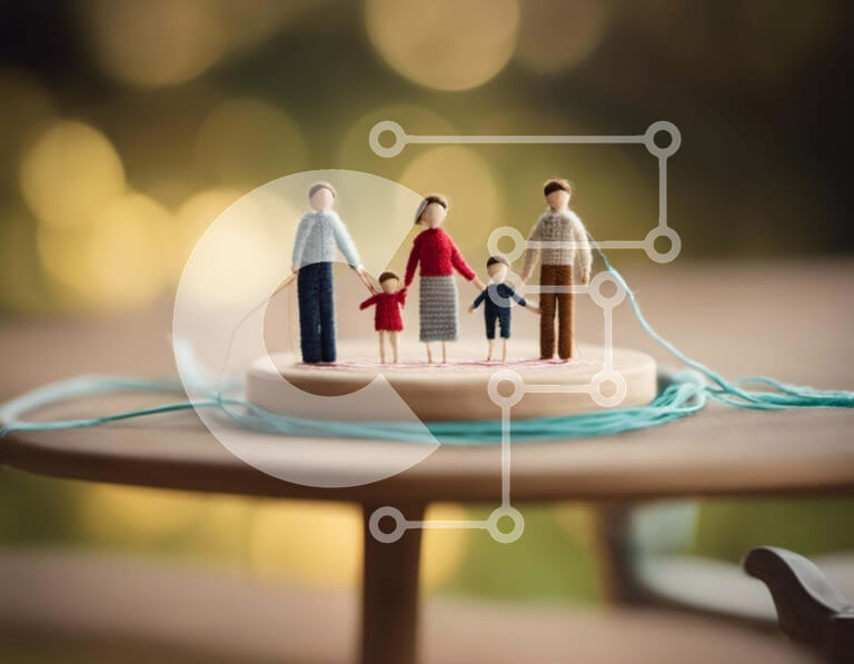 Intra Συλλεκτικό Ξύλινο Παζλ Plywood  4mm - Μινιατούρα ειδώλια σε ξύλινο τραπέζι Σε Ξύλινο Κουτί - Διαστάσεις Puzzle: 10x10 cm – 25 κομμάτια