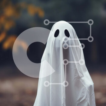 Intra Συλλεκτικό Ξύλινο Παζλ Plywood  4mm - Τρομακτικό φάντασμα αποκριών στο δάσος Σε Ξύλινο Κουτί - Διαστάσεις Puzzle: 10x10 cm – 25 κομμάτια - Image 1