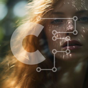 Intra Συλλεκτικό Ξύλινο Παζλ Plywood  4mm - Μυστηριώδης κοκκινομάλλα γυναίκα στο δάσος Σε Ξύλινο Κουτί - Διαστάσεις Puzzle: 10x10 cm – 25 κομμάτια