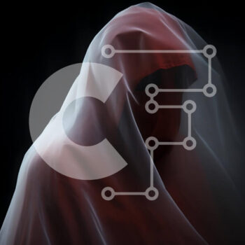 Intra Συλλεκτικό Ξύλινο Παζλ Plywood  4mm - Ghostly Figure σε κόκκινο και λευκό Σε Ξύλινο Κουτί - Διαστάσεις Puzzle: 10x10 cm – 25 κομμάτια - Image 1