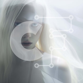 Intra Συλλεκτικό Ξύλινο Παζλ Plywood  4mm - Ξανθιά γυναίκα με μακριά ίσια μαλλιά Σε Ξύλινο Κουτί - Διαστάσεις Puzzle: 10x10 cm – 25 κομμάτια - Image 1