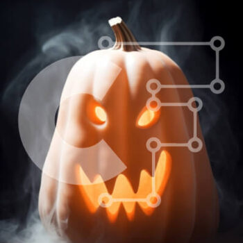 Intra Συλλεκτικό Ξύλινο Παζλ Plywood  4mm - Φωτίστε την κολοκύθα με καπνό για το Halloween Σε Ξύλινο Κουτί - Διαστάσεις Puzzle: 10x10 cm – 25 κομμάτια - Image 1