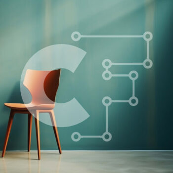 Intra Συλλεκτικό Ξύλινο Παζλ Plywood  4mm - Ξύλινη καρέκλα σε δωμάτιο με τυρκουάζ τοίχο Σε Ξύλινο Κουτί - Διαστάσεις Puzzle: 10x10 cm – 25 κομμάτια - Image 1