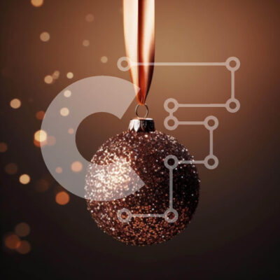 Intra Συλλεκτικό Ξύλινο Παζλ Plywood 4mm - Χρυσή και καφέ γκλίτερ μπάλα που κρέμεται από το Strands of Lights Σε Ξύλινο Κουτί - Διαστάσεις Puzzle: 10x10 cm – 25 κομμάτια - Image 1