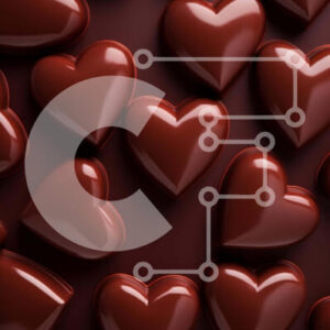 Intra Συλλεκτικό Ξύλινο Παζλ Plywood  4mm - Ποικιλία σοκολατένιων καρδιών για την ημέρα του Αγίου Βαλεντίνου Σε Ξύλινο Κουτί - Διαστάσεις Puzzle: 10x10 cm – 25 κομμάτια