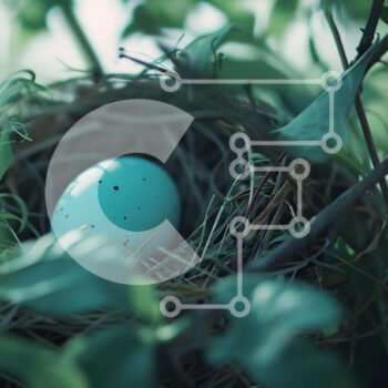 Intra Συλλεκτικό Ξύλινο Παζλ Plywood  4mm - Φρέσκο ​​μπλε αυγό στη φωλιά βελανιδιάς Σε Ξύλινο Κουτί - Διαστάσεις: 10x10 cm – 25 κομμάτια - Image 1