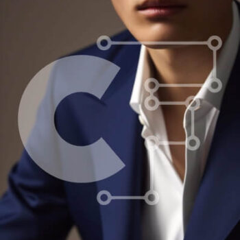 Intra Συλλεκτικό Ξύλινο Παζλ Plywood  4mm - Νεαρός άνδρας με μπλε κοστούμι ποζάρει με κλειστά μάτια Σε Ξύλινο Κουτί - Διαστάσεις Puzzle: 10x10 cm – 25 κομμάτια - Image 1