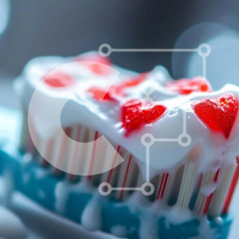 Intra Συλλεκτικό Ξύλινο Παζλ Plywood  4mm - Οδοντόβουρτσα με μοτίβο καρδιάς με γλάσο Σε Ξύλινο Κουτί - Διαστάσεις Puzzle: 10x10 cm – 25 κομμάτια - Image 1