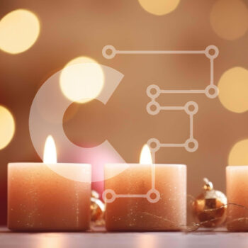 Intra Συλλεκτικό Ξύλινο Παζλ Plywood  4mm - Αναμμένα κεριά σε διακοσμημένο φόντο Σε Ξύλινο Κουτί - Διαστάσεις: 10x10 cm – 25 κομμάτια - Image 1