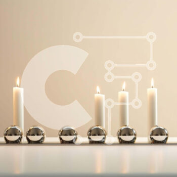 Intra Συλλεκτικό Ξύλινο Παζλ Plywood 4mm - Ασημένια Menorah στο τραπέζι Σε Ξύλινο Κουτί - Διαστάσεις Puzzle: 10x10 cm – 25 κομμάτια - Image 1