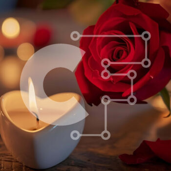 Intra Συλλεκτικό Ξύλινο Παζλ Plywood  4mm - Ρομαντικό τραπέζι του Αγίου Βαλεντίνου με τριαντάφυλλο και κεριά Σε Ξύλινο Κουτί - Διαστάσεις Puzzle: 10x10 cm – 25 κομμάτια - Image 1