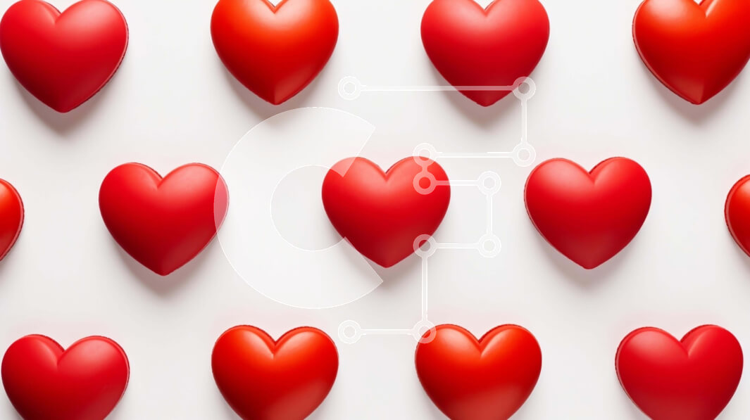 Intra Συλλεκτικό Ξύλινο Παζλ Plywood  4mm - Κόκκινα σχήματα καρδιάς για την ημέρα του Αγίου Βαλεντίνου και ειδικές περιστάσεις Σε Ξύλινο Κουτί - Διαστάσεις: 10x10 cm – 25 κομμάτια