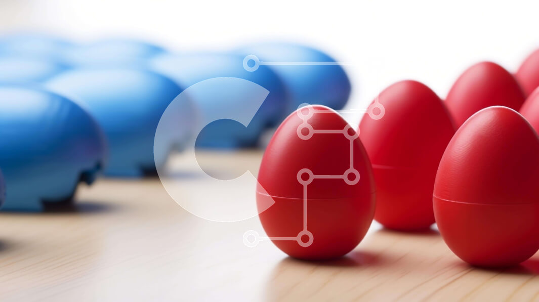 Intra Συλλεκτικό Ξύλινο Παζλ Plywood  4mm - Συμμετρικές σειρές από κόκκινες, μπλε και λευκές πλαστικές μπάλες Σε Ξύλινο Κουτί - Διαστάσεις: 10x10 cm – 25 κομμάτια