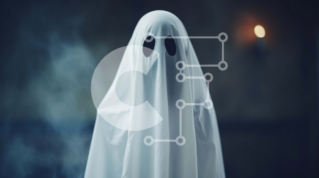 Intra Συλλεκτικό Ξύλινο Παζλ Plywood  4mm - Τρομακτικό φάντασμα σε ένα άδειο δωμάτιο Σε Ξύλινο Κουτί - Διαστάσεις Puzzle: 10x10 cm – 25 κομμάτια