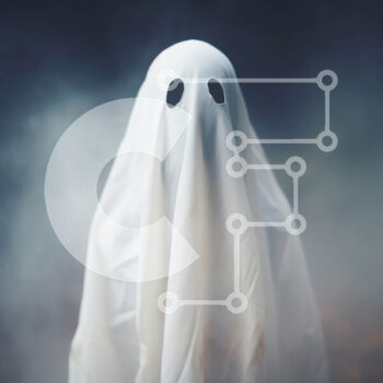 Intra Συλλεκτικό Ξύλινο Παζλ Plywood  4mm - Κοστούμι White Ghost in the Fog Σε Ξύλινο Κουτί - Διαστάσεις Puzzle: 10x10 cm – 25 κομμάτια - Image 1