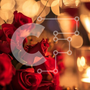 Intra Συλλεκτικό Ξύλινο Παζλ Plywood  4mm - Ρομαντικό σκηνικό για την ημέρα του Αγίου Βαλεντίνου με τριαντάφυλλα, κεριά και κρασί Σε Ξύλινο Κουτί - Διαστάσεις Puzzle: 10x10 cm – 25 κομμάτια - Image 1