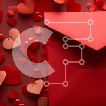 Intra Συλλεκτικό Ξύλινο Παζλ Plywood  4mm - Φάκελος του Αγίου Βαλεντίνου με κόκκινες καρδιές Σε Ξύλινο Κουτί - Διαστάσεις Puzzle: 10x10 cm – 25 κομμάτια - Image 1