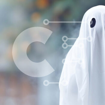 Intra Συλλεκτικό Ξύλινο Παζλ Plywood  4mm - Στολή White Ghost για τους εορτασμούς του Halloween Σε Ξύλινο Κουτί - Διαστάσεις Puzzle: 10x10 cm – 25 κομμάτια - Image 1