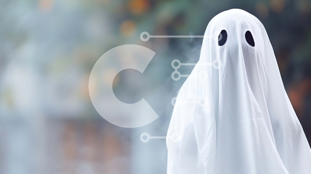 Intra Συλλεκτικό Ξύλινο Παζλ Plywood  4mm - Στολή White Ghost για τους εορτασμούς του Halloween Σε Ξύλινο Κουτί - Διαστάσεις Puzzle: 10x10 cm – 25 κομμάτια