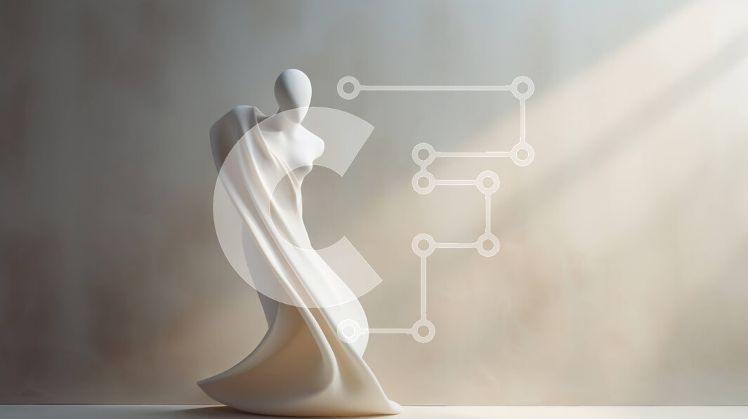 Intra Συλλεκτικό Ξύλινο Παζλ Plywood  4mm - Αφηρημένο λευκό γλυπτό που επιπλέει στον αέρα Σε Ξύλινο Κουτί - Διαστάσεις Puzzle: 10x10 cm – 25 κομμάτια