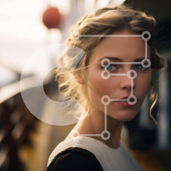 Intra Συλλεκτικό Ξύλινο Παζλ Plywood  4mm - Ξανθιά γυναίκα σε κατάστρωμα κρουαζιερόπλοιων Σε Ξύλινο Κουτί - Διαστάσεις Puzzle: 10x10 cm – 25 κομμάτια - Image 1