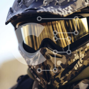 Intra Συλλεκτικό Ξύλινο Παζλ Plywood  4mm - Άνθρωπος με αεροπλάνο σε εξωτερικούς χώρους Σε Ξύλινο Κουτί - Διαστάσεις Puzzle: 10x10 cm – 25 κομμάτια