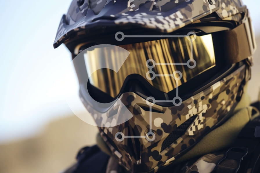 Intra Συλλεκτικό Ξύλινο Παζλ Plywood  4mm - Άνθρωπος με αεροπλάνο σε εξωτερικούς χώρους Σε Ξύλινο Κουτί - Διαστάσεις Puzzle: 10x10 cm – 25 κομμάτια