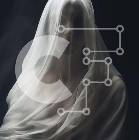 Intra Συλλεκτικό Ξύλινο Παζλ Plywood  4mm - Μυστηριώδης γυναίκα καλυμμένη με πέπλο Σε Ξύλινο Κουτί - Διαστάσεις Puzzle: 10x10 cm – 25 κομμάτια - Image 1