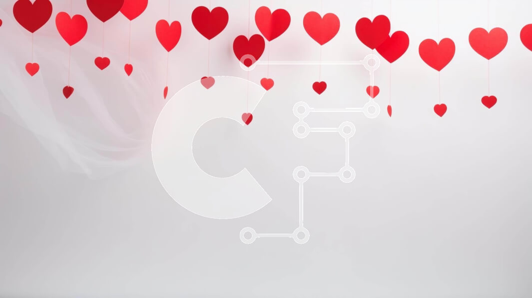 Intra Συλλεκτικό Ξύλινο Παζλ Plywood  4mm - Κόκκινα χάρτινα φαναράκια σε σχήμα καρδιάς για την ημέρα του Αγίου Βαλεντίνου ή για ειδικές περιστάσεις Σε Ξύλινο Κουτί - Διαστάσεις: 10x10 cm – 25 κομμάτια