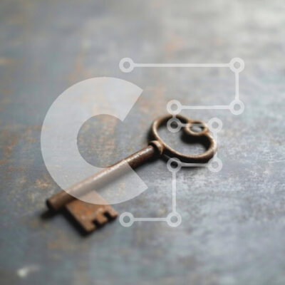 Intra Συλλεκτικό Ξύλινο Παζλ Plywood  4mm - Παλιό σκουριασμένο κλειδί σε σχήμα καρδιάς Σε Ξύλινο Κουτί - Διαστάσεις: 10x10 cm – 25 κομμάτια - Image 1