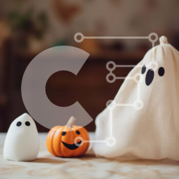 Intra Συλλεκτικό Ξύλινο Παζλ Plywood  4mm - Διακοσμήσεις αποκριών - Φαντάσματα και κολοκύθες σε ένα τρομακτικό τραπέζι Σε Ξύλινο Κουτί - Διαστάσεις Puzzle: 10x10 cm – 25 κομμάτια - Image 1