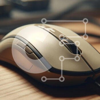 Intra Συλλεκτικό Ξύλινο Παζλ Plywood  4mm - Ποντίκι υπολογιστή σε ξύλινο τραπέζι Σε Ξύλινο Κουτί - Διαστάσεις Puzzle: 10x10 cm – 25 κομμάτια - Image 1