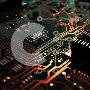 Intra Συλλεκτικό Ξύλινο Παζλ Plywood  4mm - Κοντινό πλάνο του πίνακα ηλεκτρονικών κυκλωμάτων Σε Ξύλινο Κουτί - Διαστάσεις Puzzle: 10x10 cm – 25 κομμάτια - Image 1