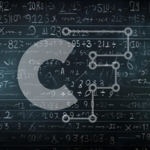 Intra Συλλεκτικό Ξύλινο Παζλ Plywood  4mm - Μαθηματικοί τύποι και εξισώσεις σε μαυροπίνακα Σε Ξύλινο Κουτί - Διαστάσεις Puzzle: 10x10 cm – 25 κομμάτια