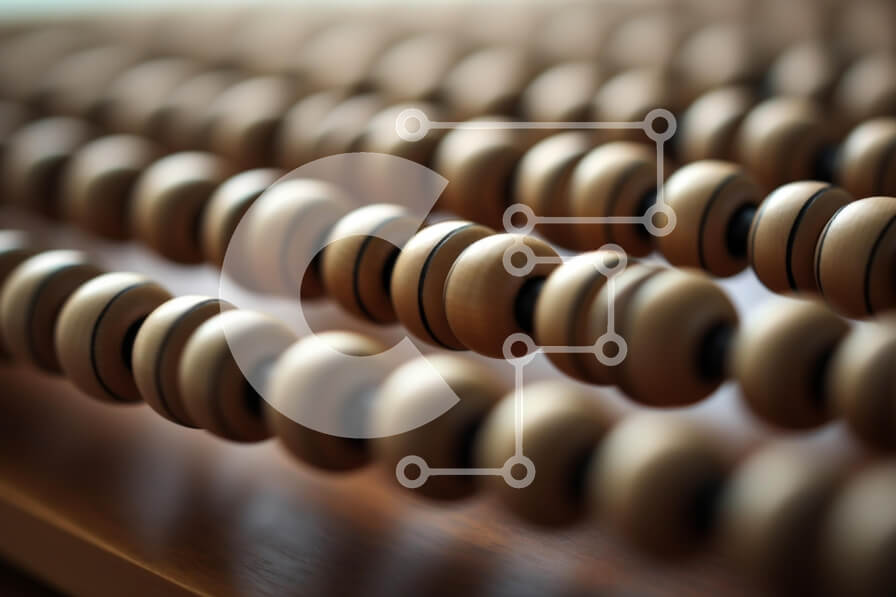 Intra Συλλεκτικό Ξύλινο Παζλ Plywood  4mm - Παραδοσιακός Άβακας με Ξύλινες Χάντρες Σε Ξύλινο Κουτί - Διαστάσεις Puzzle: 10x10 cm – 25 κομμάτια