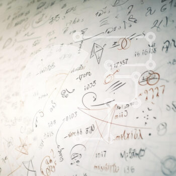 Intra Συλλεκτικό Ξύλινο Παζλ Plywood  4mm - Διαφορετικές γραφές στον Λευκό Πίνακα Σε Ξύλινο Κουτί - Διαστάσεις Puzzle: 10x10 cm – 25 κομμάτια - Image 1