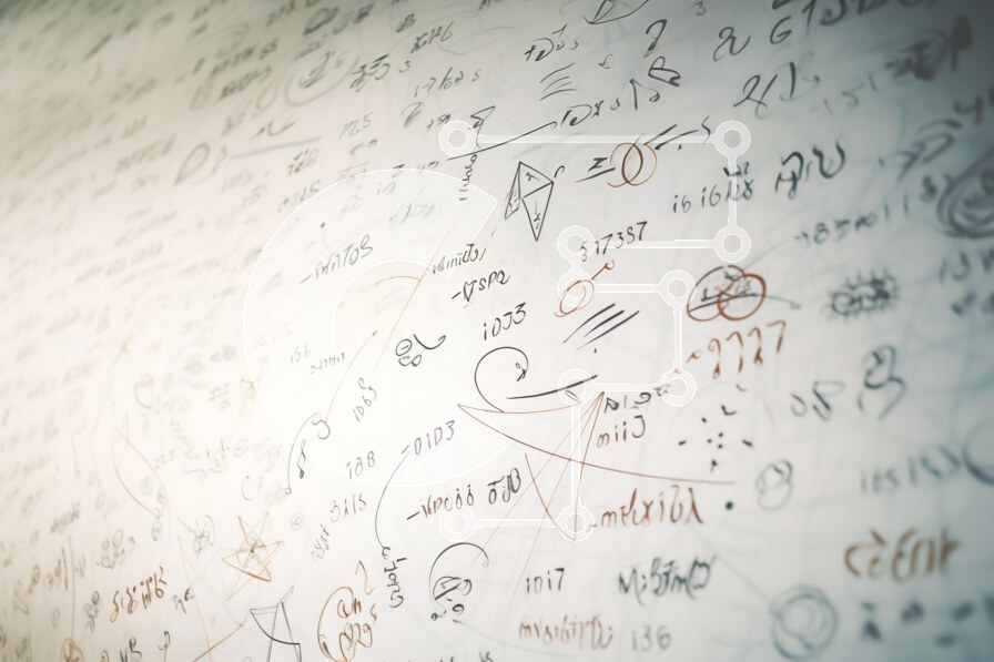 Intra Συλλεκτικό Ξύλινο Παζλ Plywood  4mm - Διαφορετικές γραφές στον Λευκό Πίνακα Σε Ξύλινο Κουτί - Διαστάσεις Puzzle: 10x10 cm – 25 κομμάτια