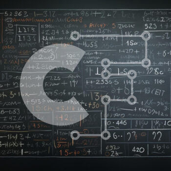 Intra Συλλεκτικό Ξύλινο Παζλ Plywood  4mm - Μαθηματικοί τύποι και εξισώσεις στον πίνακα Σε Ξύλινο Κουτί - Διαστάσεις Puzzle: 10x10 cm – 25 κομμάτια - Image 1