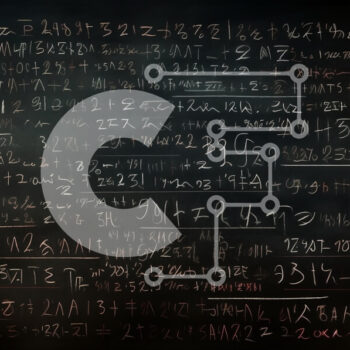 Intra Συλλεκτικό Ξύλινο Παζλ Plywood  4mm - Μαθηματικοί τύποι και εξισώσεις σε μαυροπίνακα Σε Ξύλινο Κουτί - Διαστάσεις Puzzle: 10x10 cm – 25 κομμάτια - Image 1